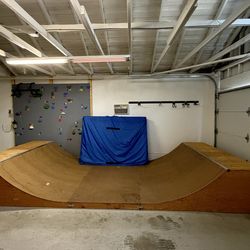 Pro Mini Half Pipe Skate Ramp – Like New – 3 Sections – $1500