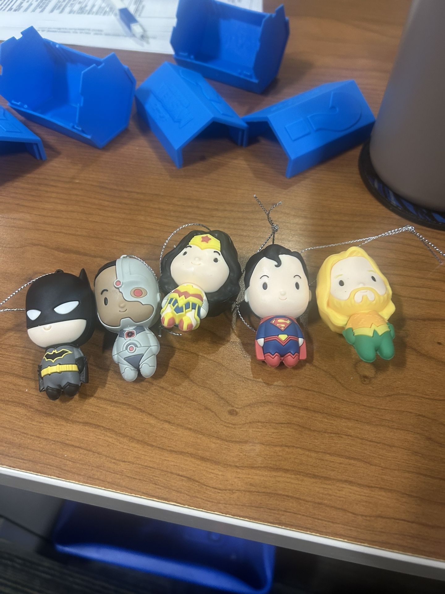 DC comics super heroe christmas tree ornaments