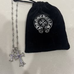 Chrome Hearts Double Cross Chain