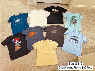 Boys Nike shirts like new $40 bundle size 6-7