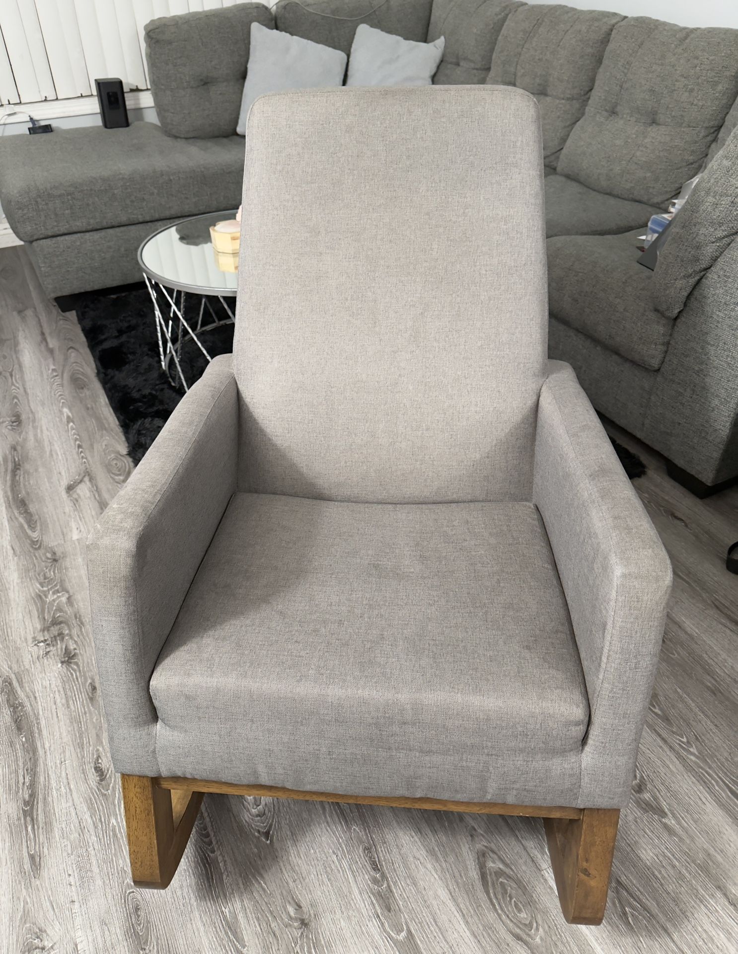 Mecedora Rocking Chair Sofa Gris