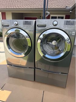 LG washer and dryer