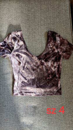 lululemon align shirt diamond dye size 4