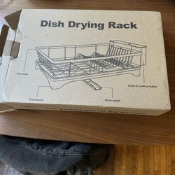 New (open box) Dish Drying Rack with drainboard / drainer 