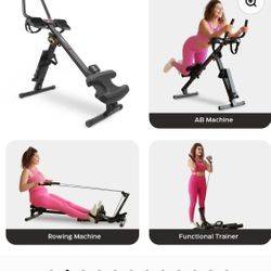 Tousains 3 In 1 Rowing Machine