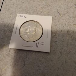 1962 Kennedy  Half Dollar  VF