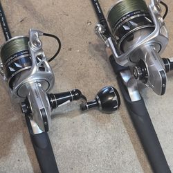 Penn Slammer4 Reel/Braid/New Omen Fishing rod