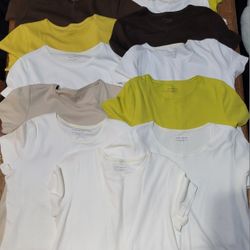 7 Charter Club T-shirts, different colors, Size M