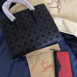 Christian Louboutin Purse And Wallet Set