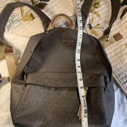 mk book bag, micheal kors brown 