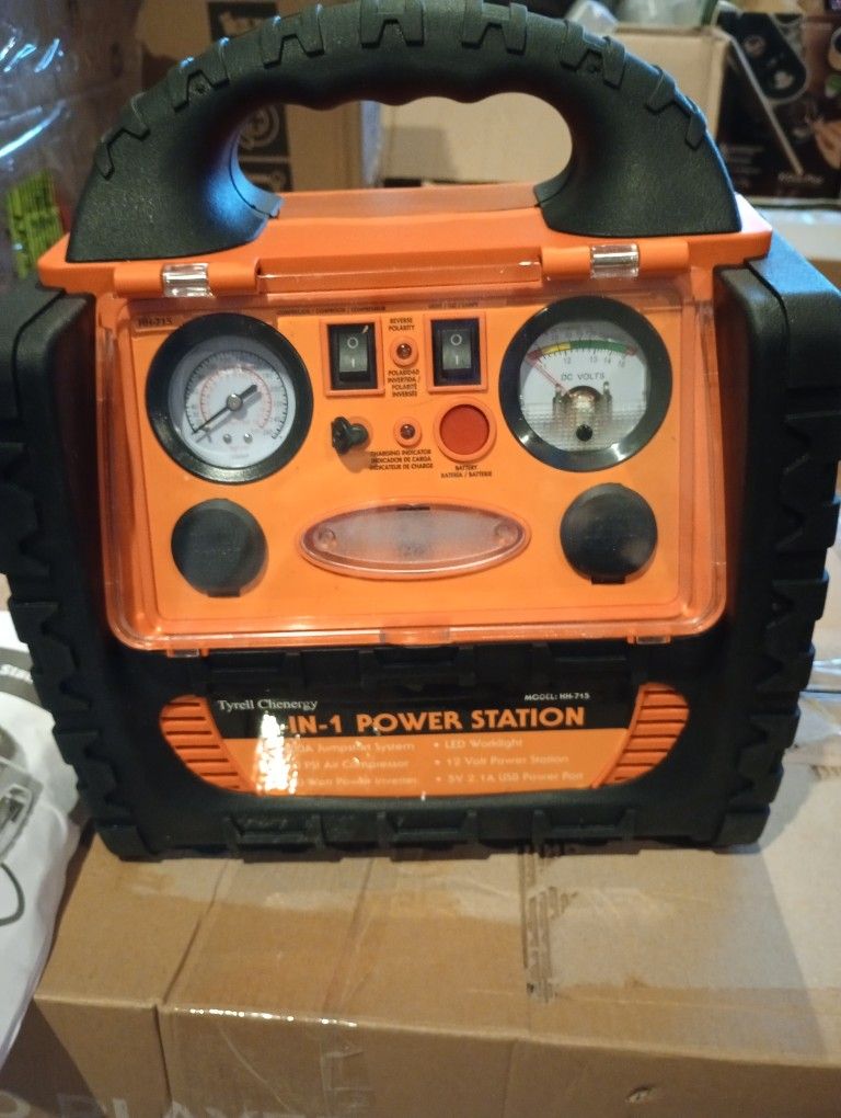 New Tyrell Chenergy 6 In 1 Power Jump Starter Station