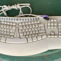 Microsoft Natural Keyboard Pro Ergonomic 2 USB PS/2 RT9431 V:5FTW Curved Tested