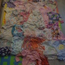 Huge Lot of Girls 3T Pajamas