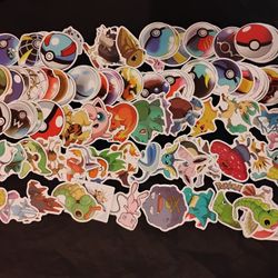 Pokemon sticker lot of 100 #1 
