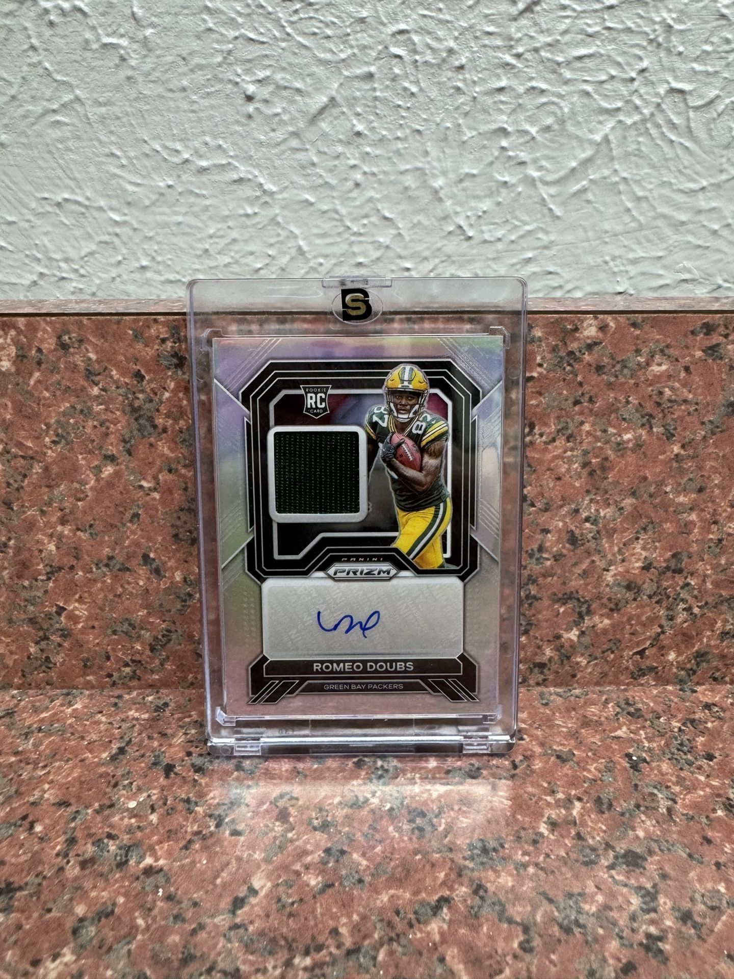 Romeo Doubs 2022 Panini Prizm RPA /99 Auto Green Bay Packers Rookie RC #RPA-RD