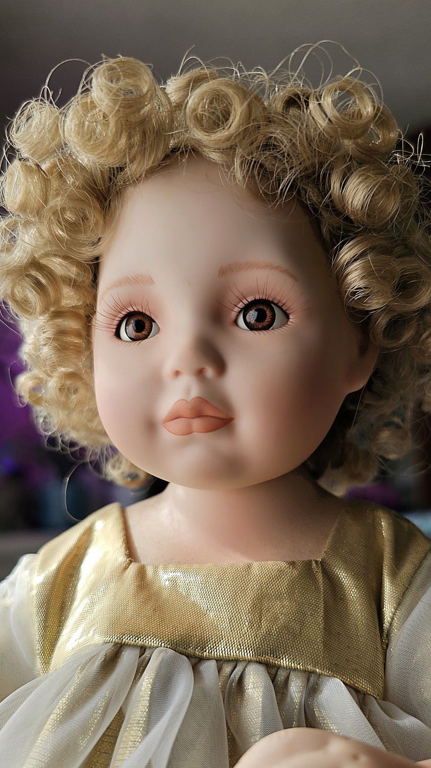 Vintage Porcelain Christmas Angel- Collector's Edition