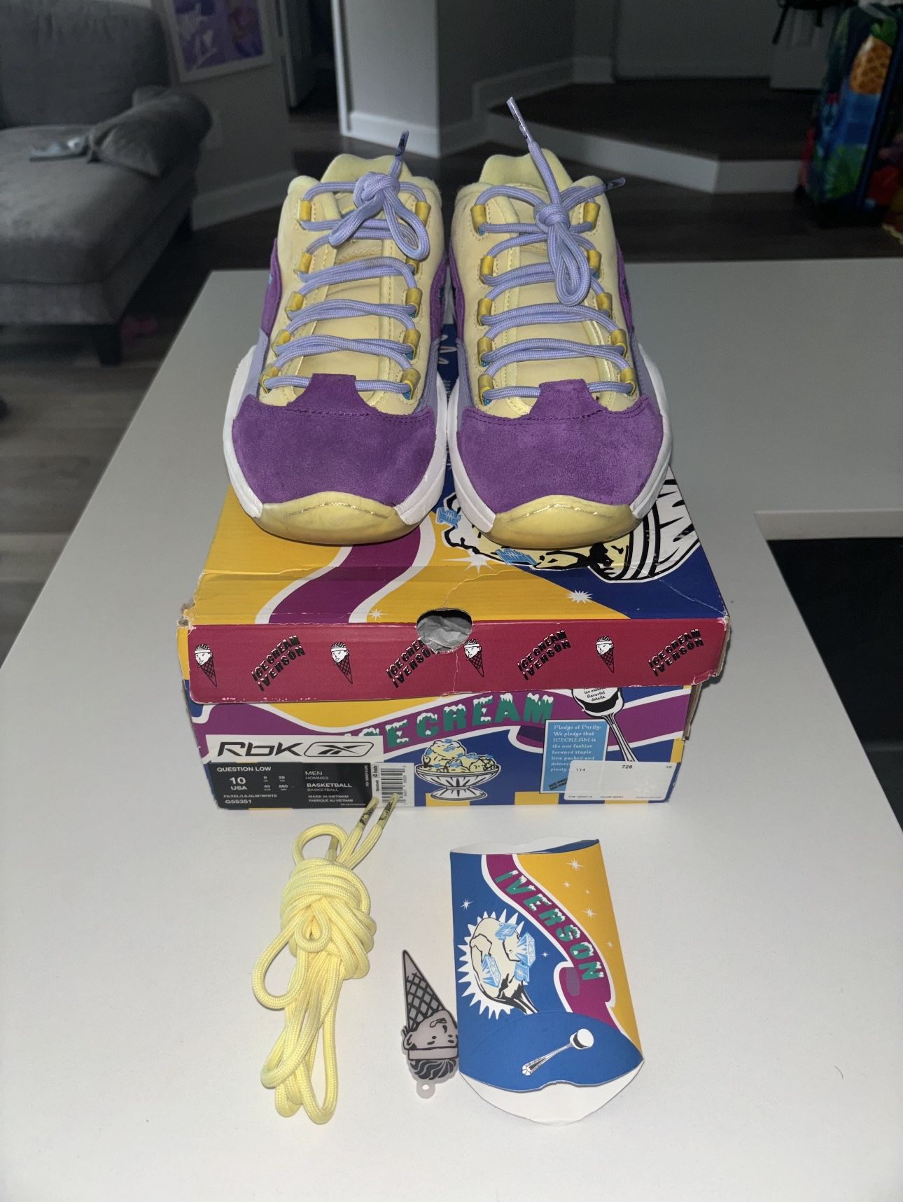 Reebok Question Low ‘BBC Ice Cream’