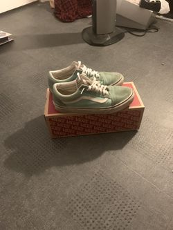 vans blue canal 8.5