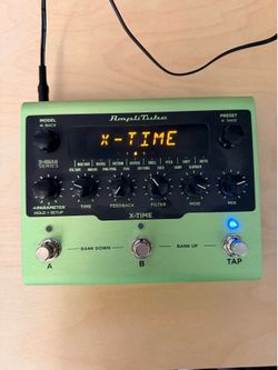 IK Multimedia AmpliTube X-TIME Delay Effects Pedal Green