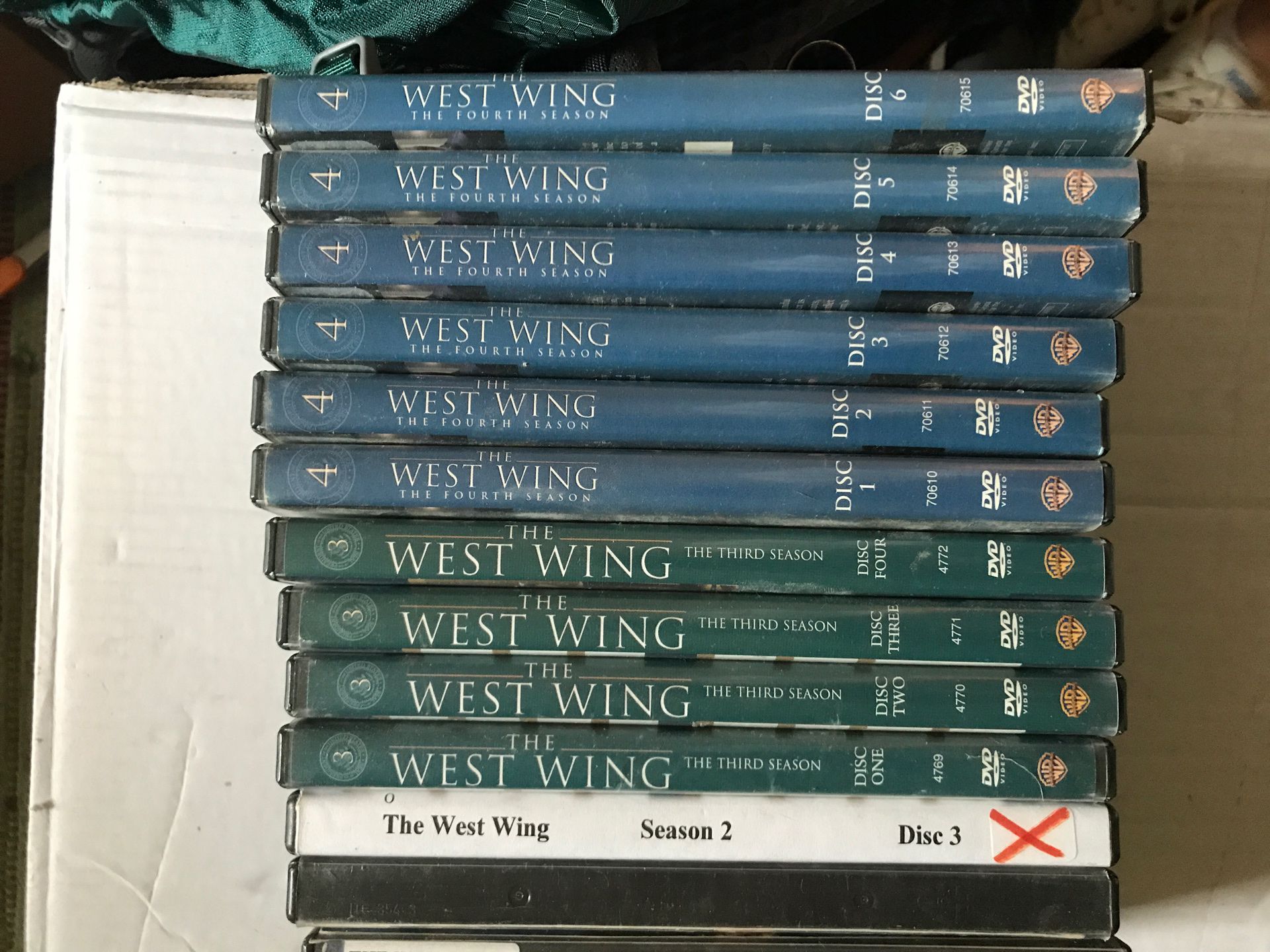 Free West Wing DVDs