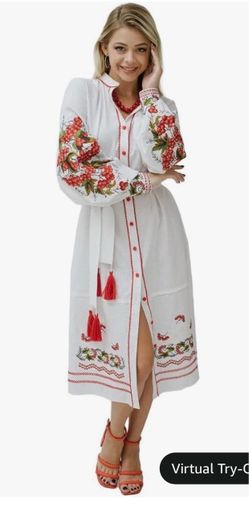 embroidered dress