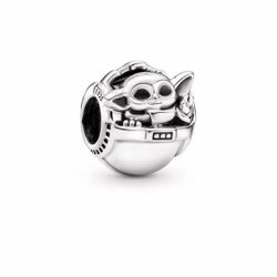 Star Wars Baby Yoda Charm Bracelet.  Fits Pandora Bracelet 