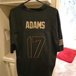 Davante Adams #17 Large Black NFL jersey