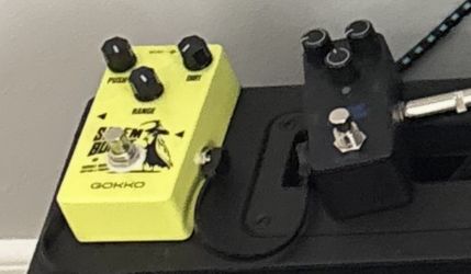 Treble Booster and Distortion pedal