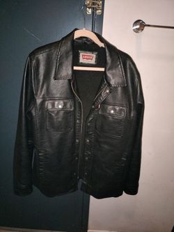 Men's Levi Bomber Leather Jacket