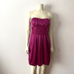 SNAP Magenta Pink strapless dress Size M