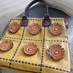 New yellow purse