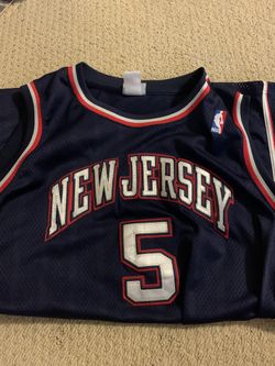 REEBOK AUTHENTICS JASON KIDD NJ NETS NBA JERSEY