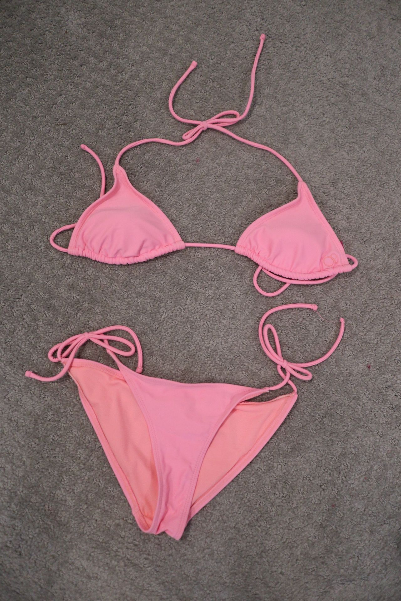 Pink bikini size S/M beach pool summer vacation holiday sun tan swimsuit