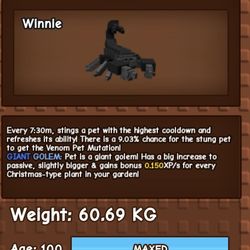 GROW A GARDEN GIANT SCORPION