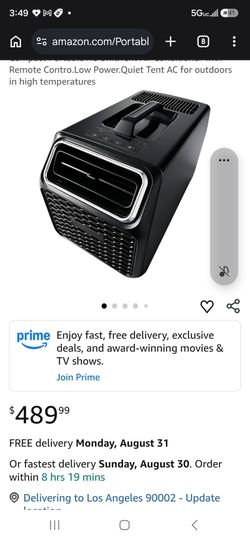 BRANDNEW Portable tent Air Conditioner with Remote Control