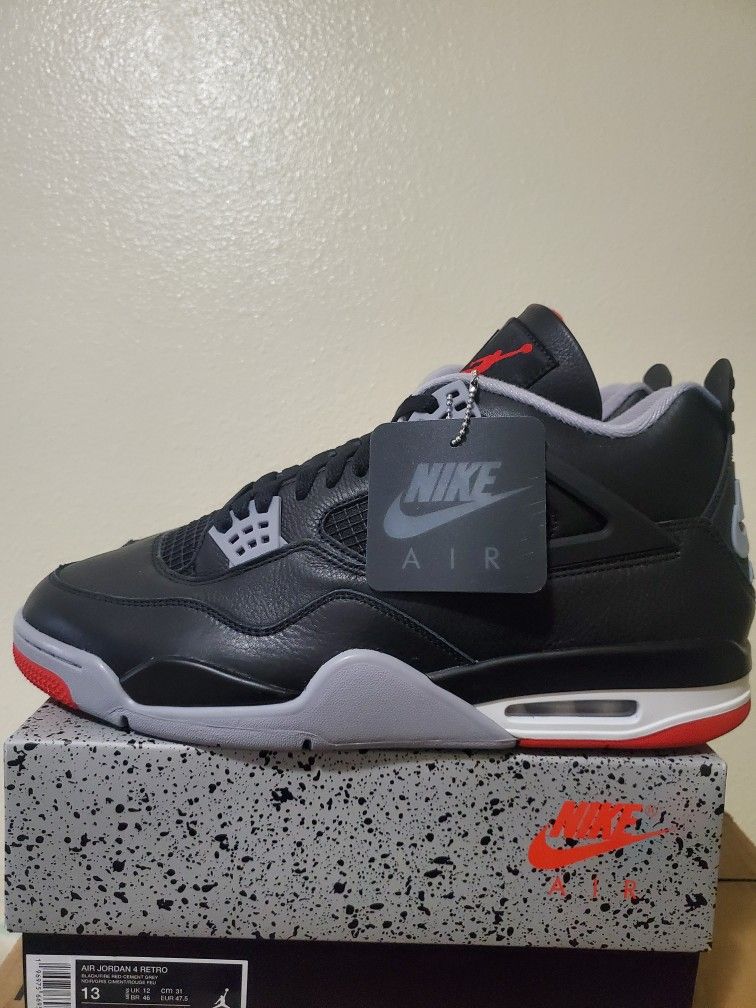 Air Jordan 4 "Bred Reimagined" Size 7Y
