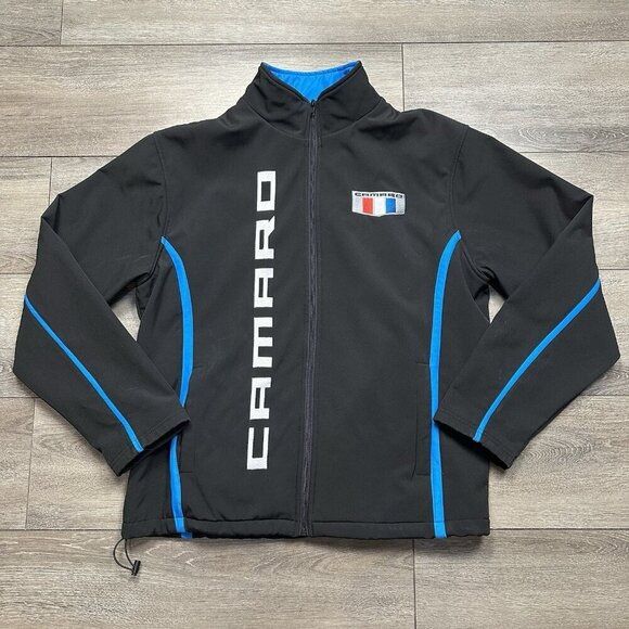 Calhoun Unisex Camaro All Season Softshell Jacket Size XXL Black Blue