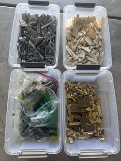 4 Bins Of LEGOs