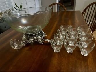 Vintage punch bowl
