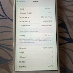 Apple 6S Plus 64 GB