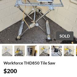 Work Force Wet Saw Works Great 
