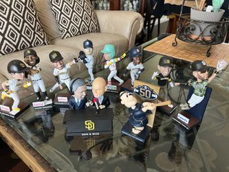 Collection of 10 San Diego Padres Bobbleheads and Memorabilia SGAs