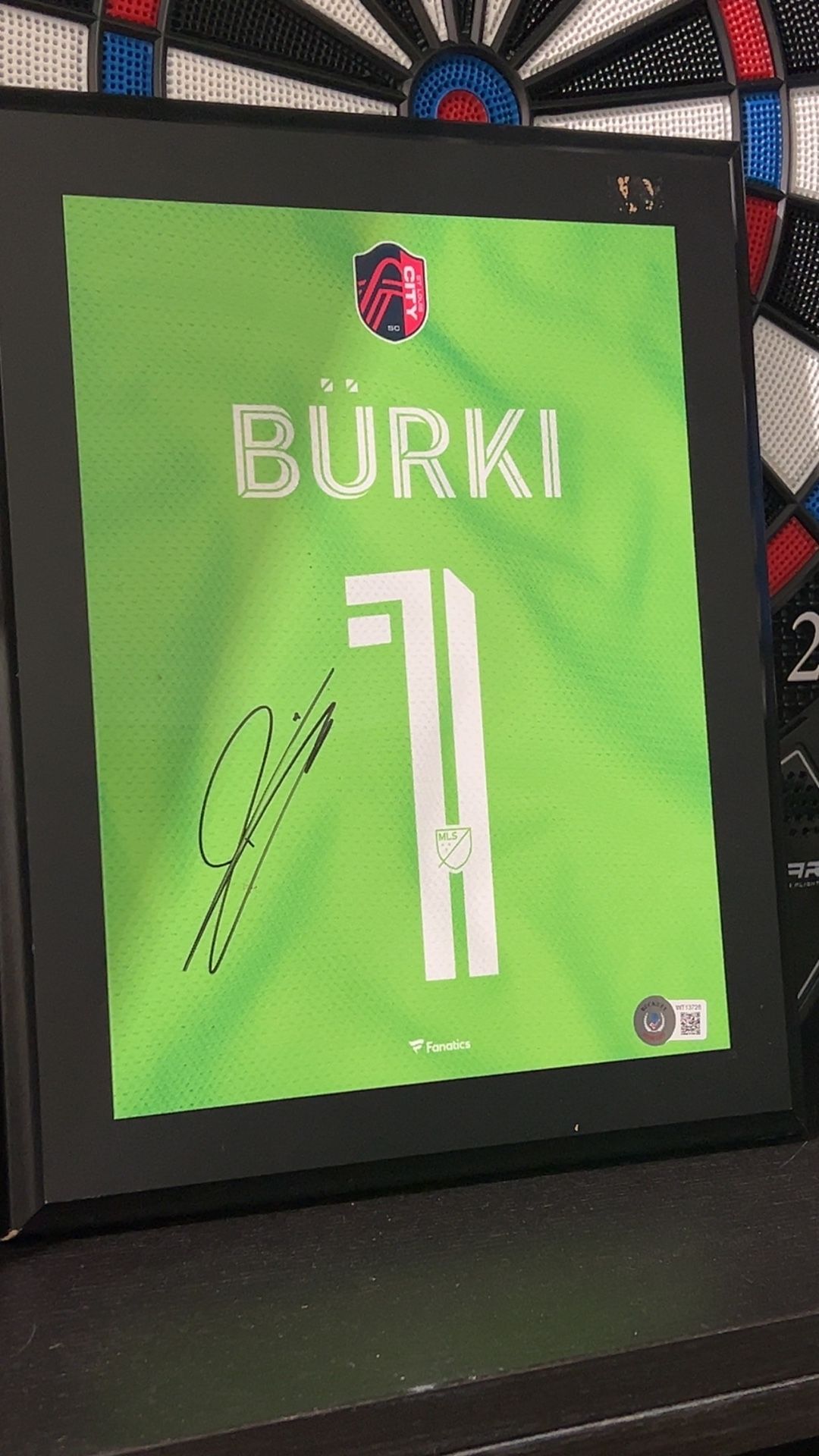Authentic Roman burki Autograph