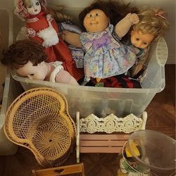Variety Of Dolls & Accessories $25 For All...