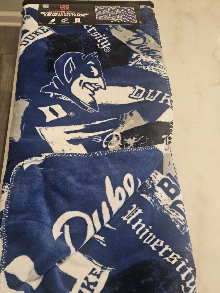Duke Blue Devils Weighted Double Sided Blanket