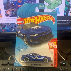 Hot Wheels 2017 Camaro Zl1 Blue
