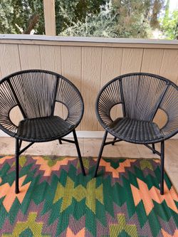 World Market ‘Camden’ Wicker Outdoor Chairs
