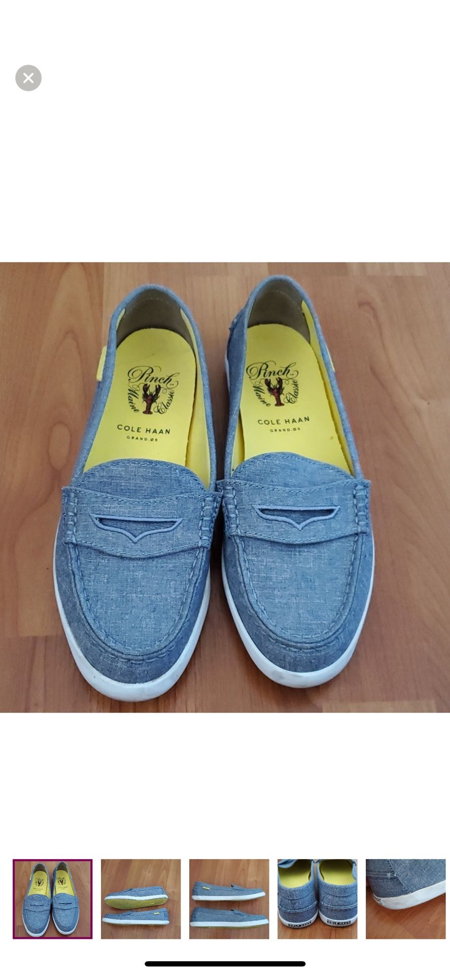 Cole Haan Denim Blue Loafers
