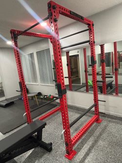 ROGUE RM-4 MONSTER NUMBERED WEIGHTS RACK 90” height and 43” depth $1,450 OBO