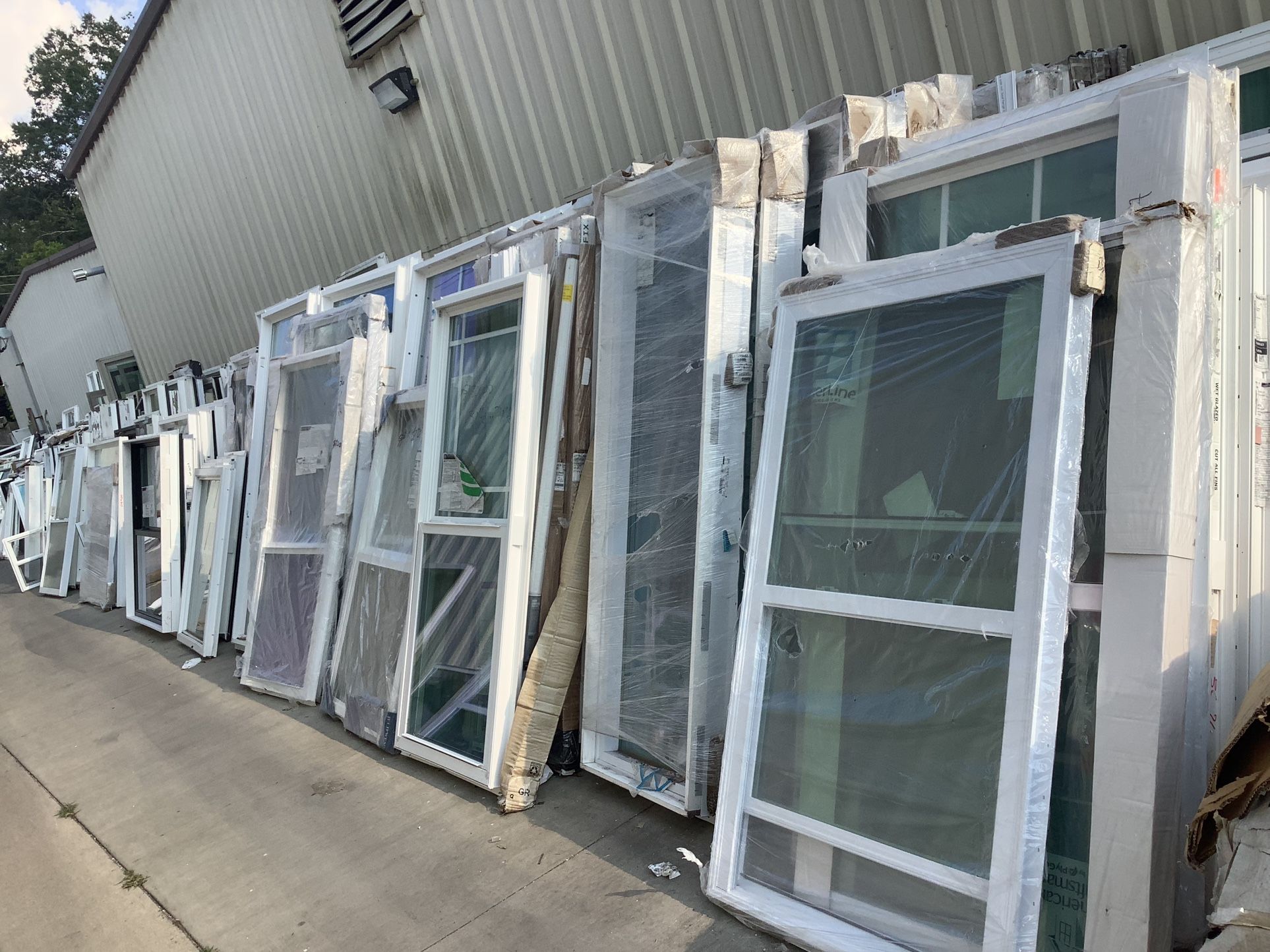 Windows 35 x 72 in black, 35 x 35 sliding and many more sizes $180-$350
